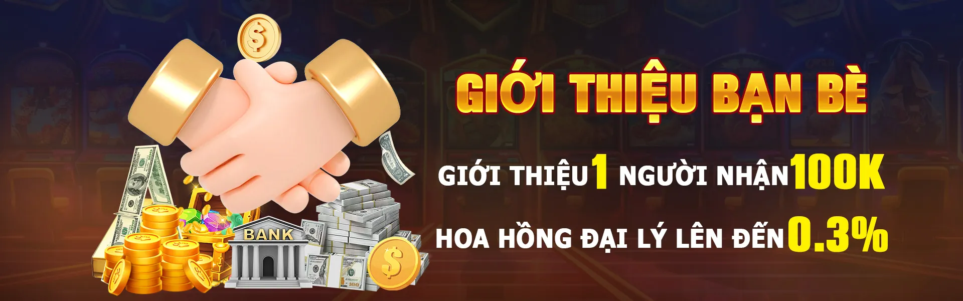 Banner khuyến mãi nổ hũ OK789
